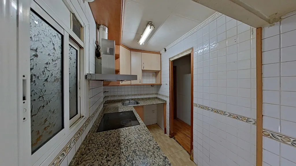 Köök - Apartment with Garden Access in Ripollet, Barcelona