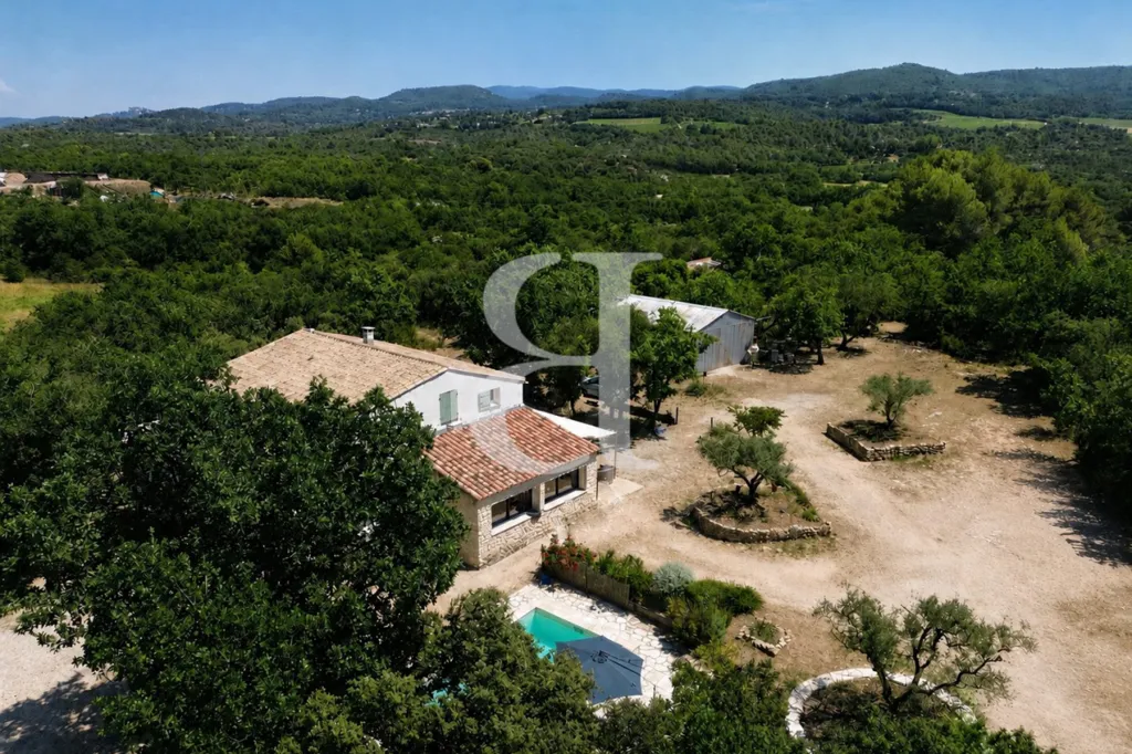 Vista aerea - 6-Bedroom House with Views in Apt, Luberon