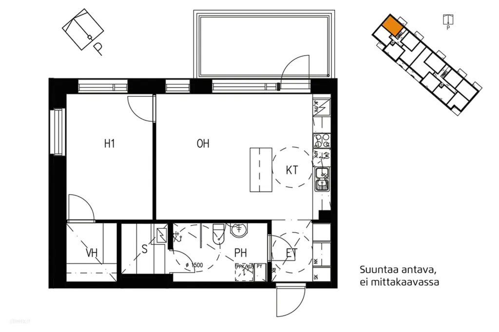 Plan - Apartment with Sauna in Vuores, Tampere