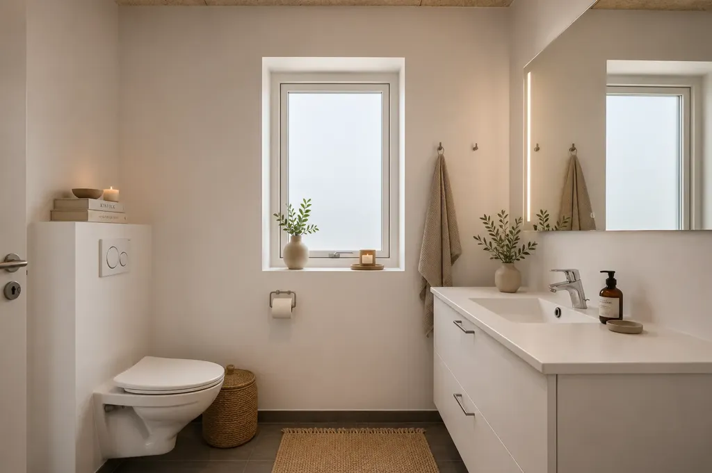 Salles de bain - Terraced House with Terrace in Hornsyld