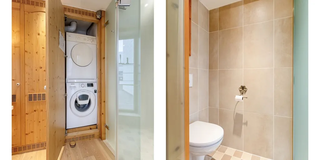 Salles de bain - Appartement en Alpenlandse Stijl avec Terrasse à Hasselt-Centre