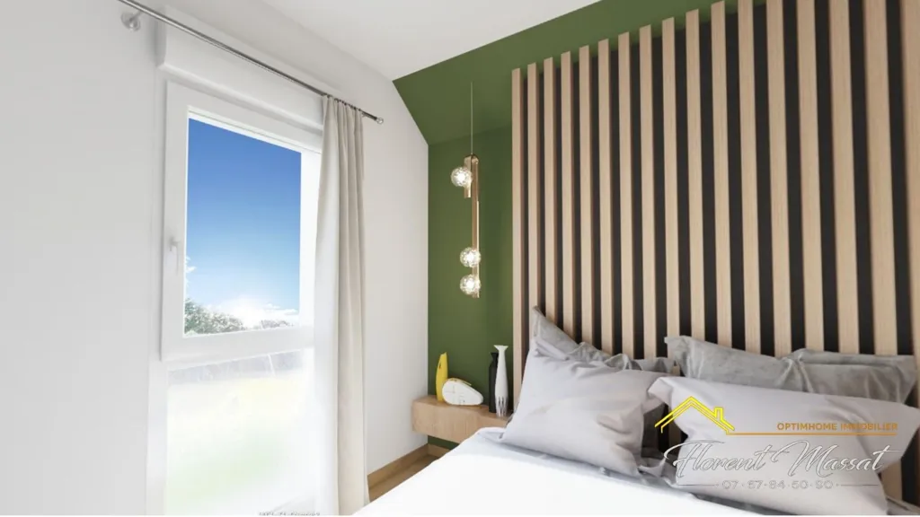 Chambres - Appartement avec balcon au sud à Bessières