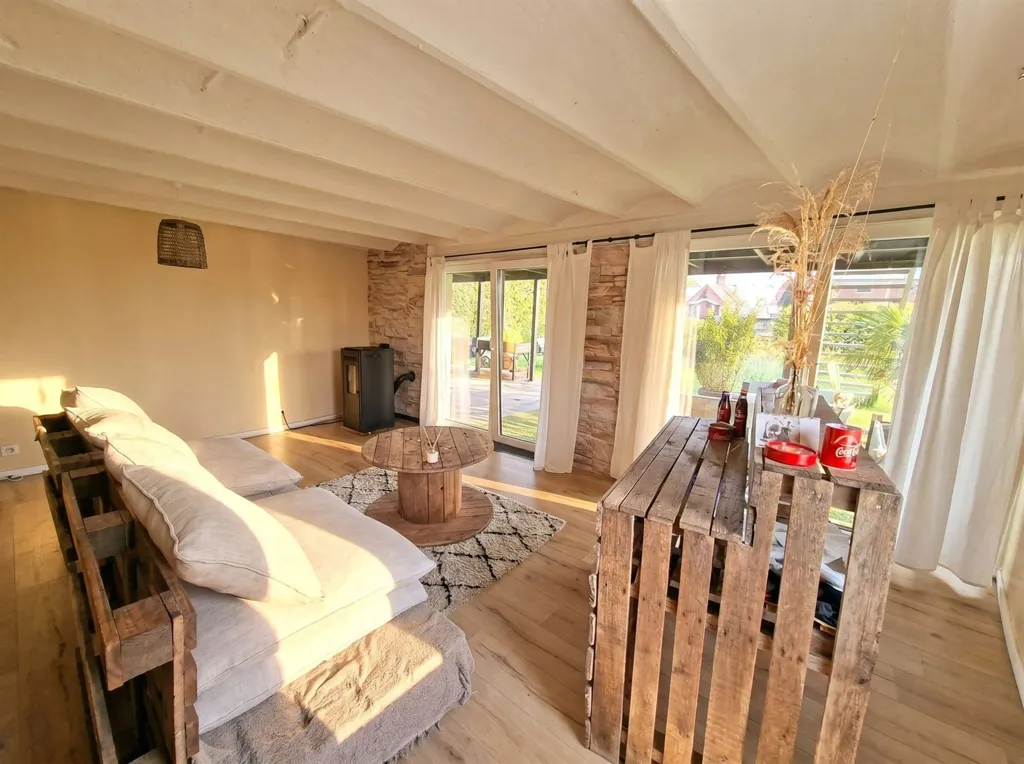 Séjour - Loft en Duplex avec Terrasse à Blicquy