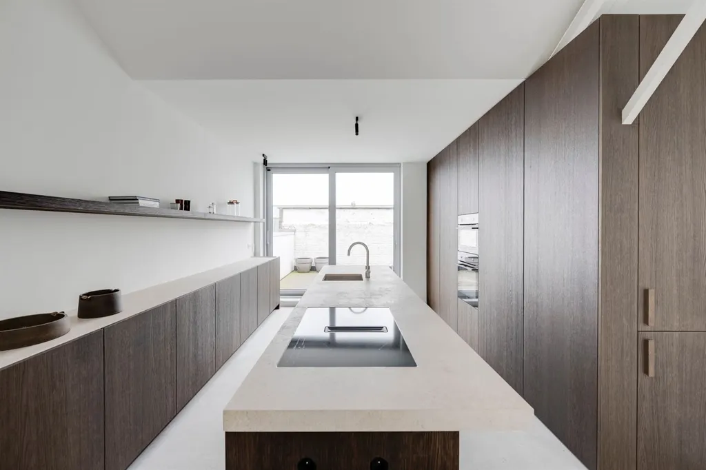 Köök - Renovated Loft with Terrace on Eilandje