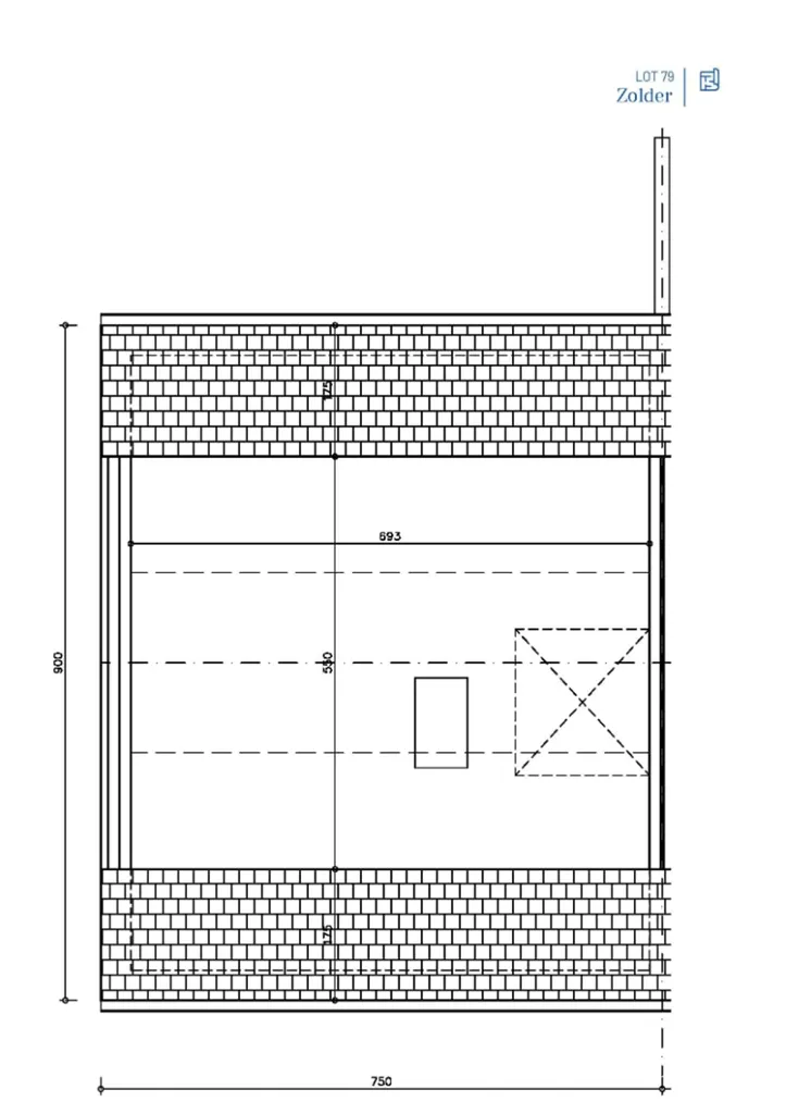 Plan - Nouvelle Maison Moderne avec AFWERKING sur Mesure à Stekene