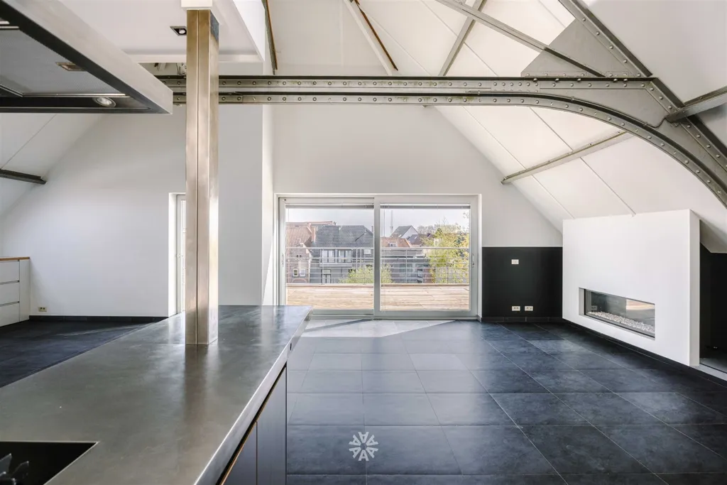 Cuisine - Loft Industriel avec Terrasse à Ledeberg