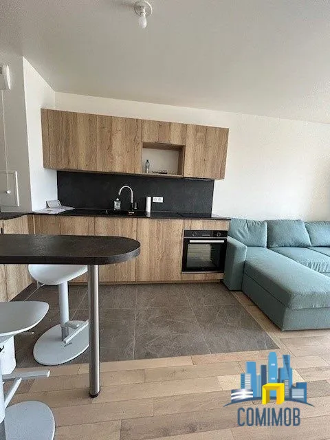 Köök - Modern Apartment with Balcony in Courbevoie