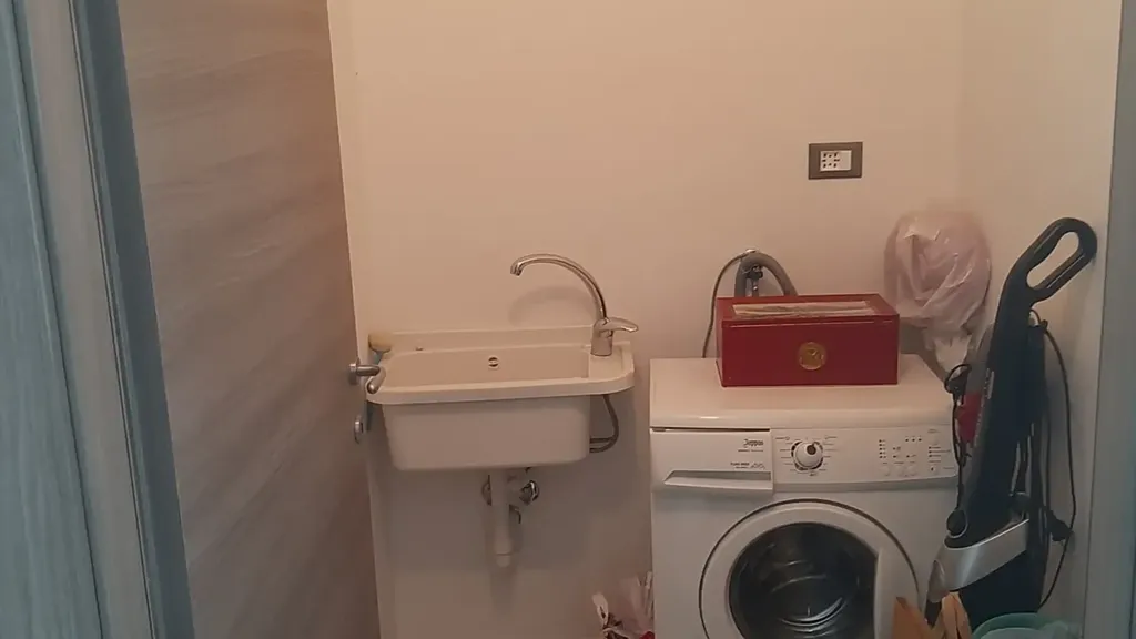 Utility Room - Modernised Apartment with Balconies in Loano