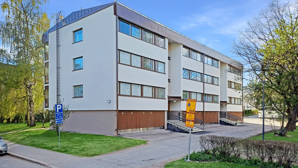 Välivaade - Triangular Apartment with Garden View in Oulunkylä
