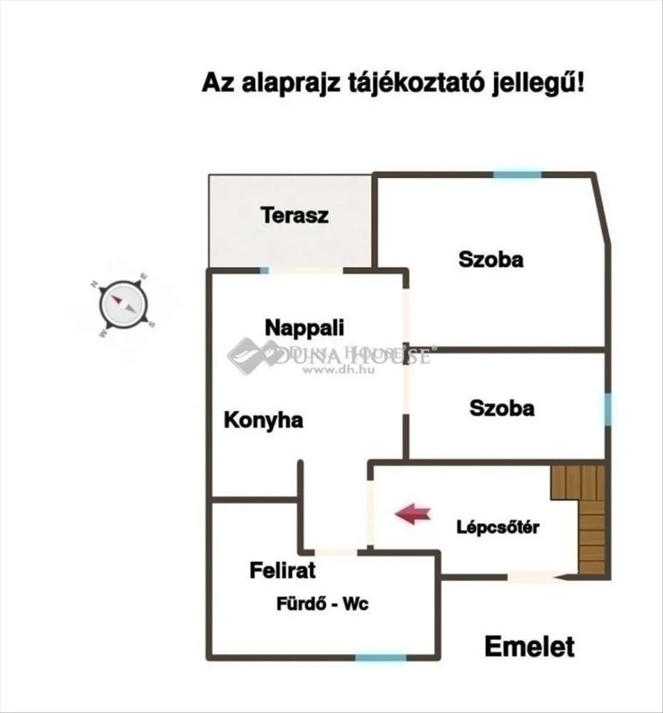 Plan - Modern Flat with Balcony in Budapest 16th District