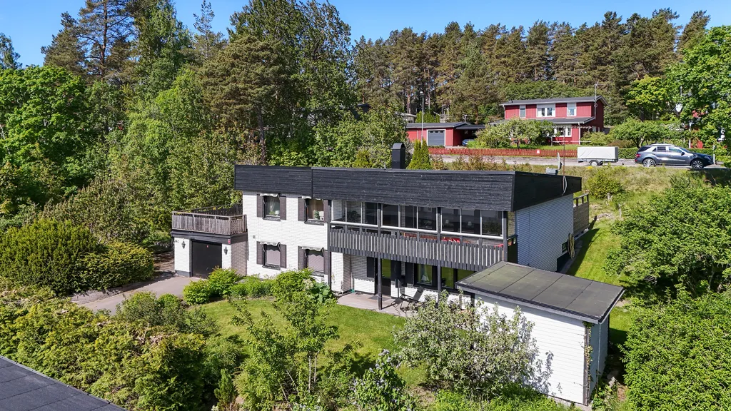 Vue aérienne - Souterräng Villa with Garden in Borsökna