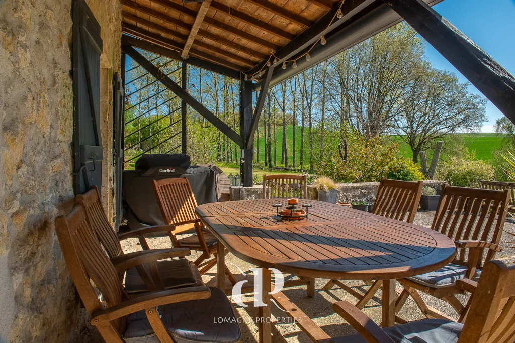 Terrass - Renovated Cottage with Pool in Lectoure