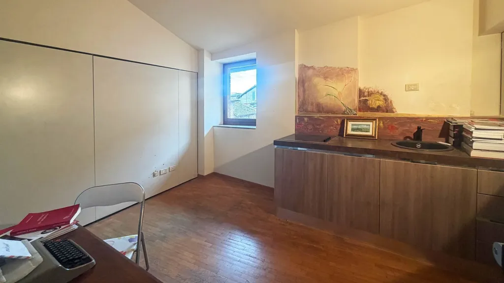 Kitchen - Historic Apartment with Tower View in Siena