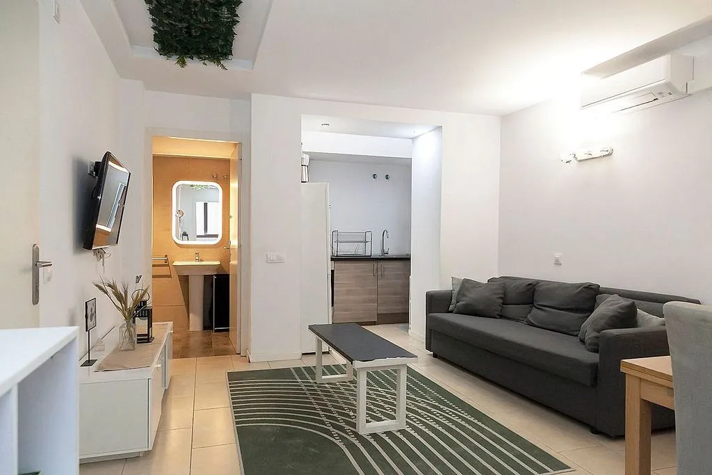 Living Room - Duplex with Terrace in La Salut, Barcelona