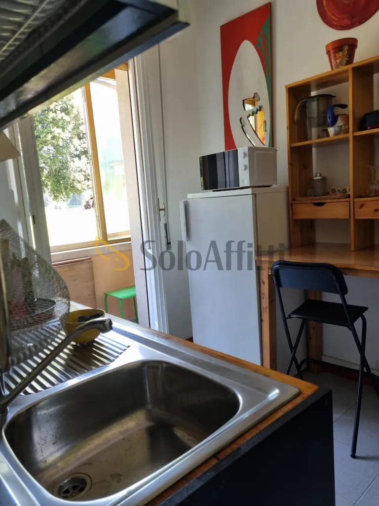 Cuisine - Furnished Studio with Balcony in Torcicoda
