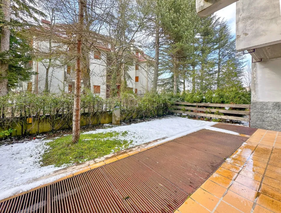 Terrass - Trilocale with Garden and Box in Roccaraso