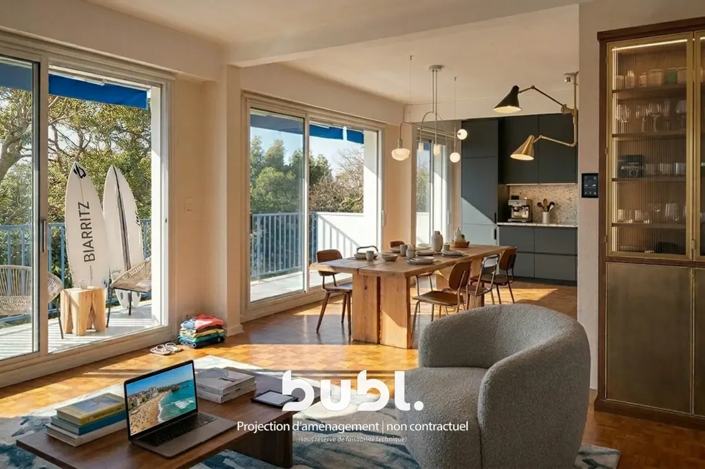 Dining Room - Bright Apartment with Balcony in Parc d'Hiver