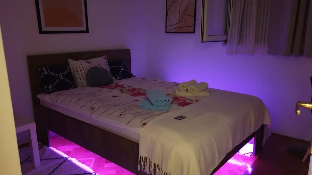 Camere da letto - Two-Bedroom Apartment with Balcony in Pakoštane