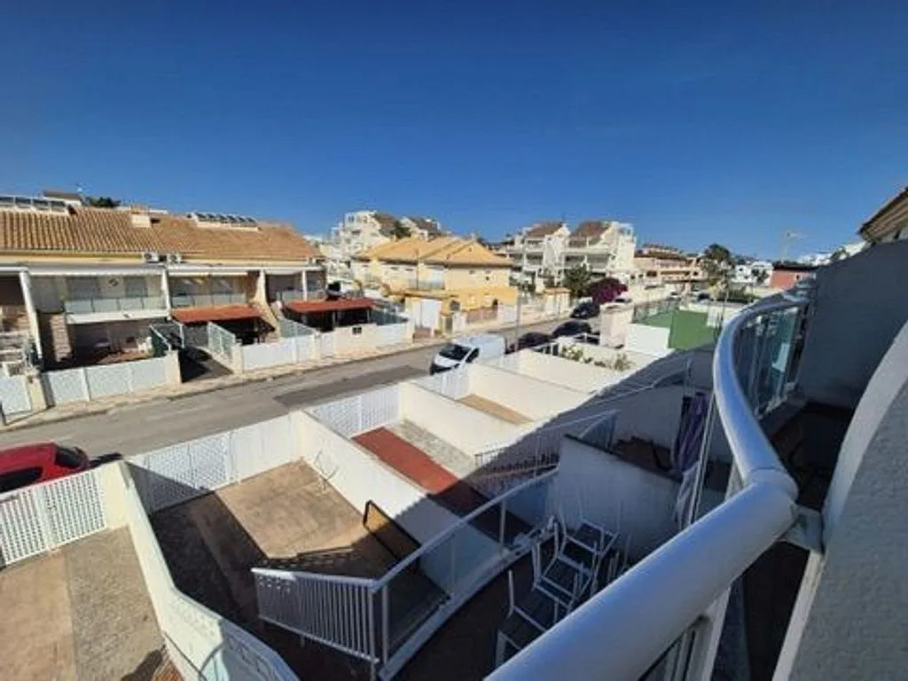 Balcony - Semi-Detached House with Pool in Oliva Nova