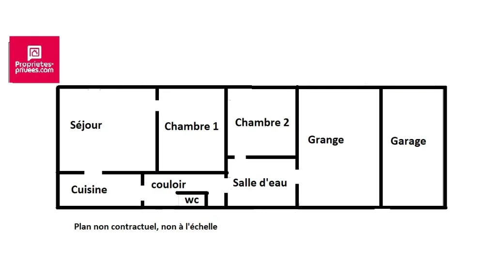 Floor Plan - Traditional House with Garden in Chatillon Coligny