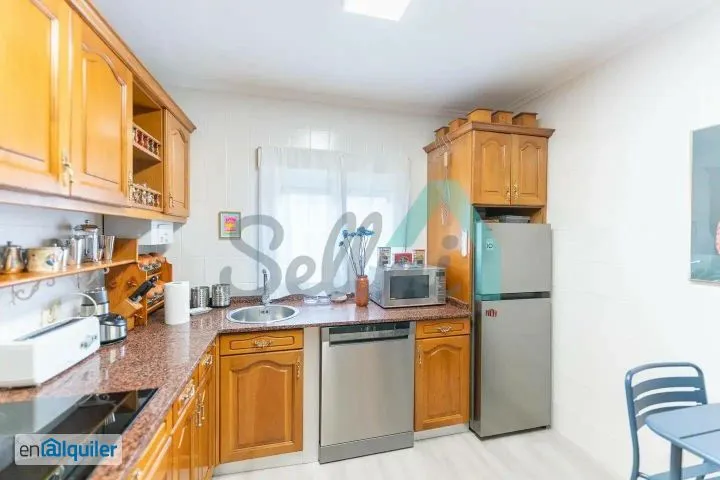 Köök - Furnished Apartment with Sea View in Gijón