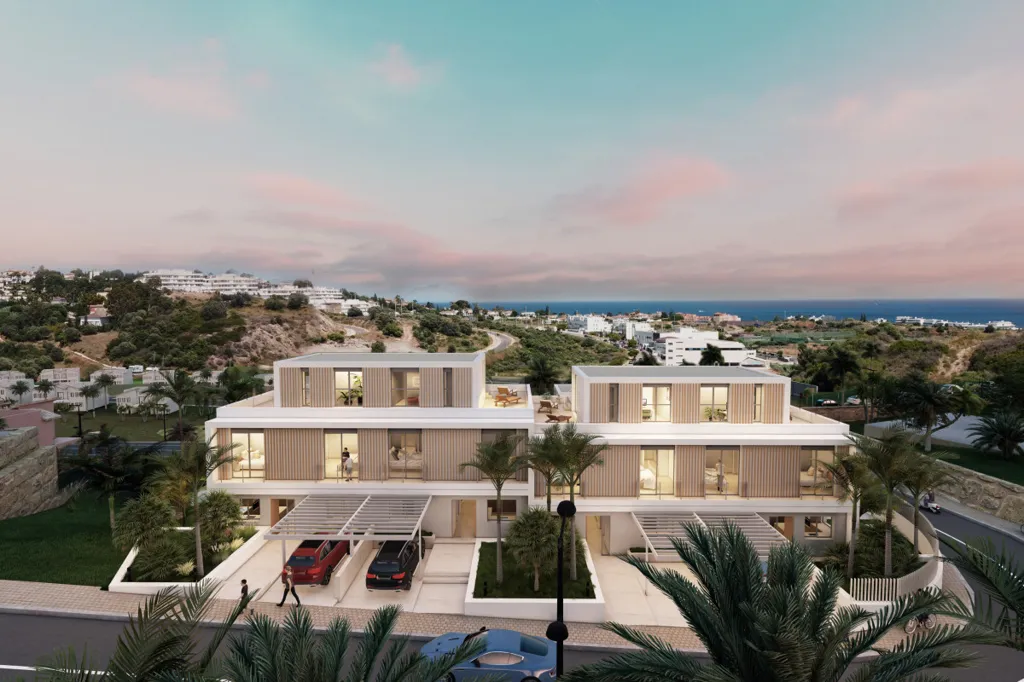 Exterior - Adjoined Villas with Sea View in Málaga