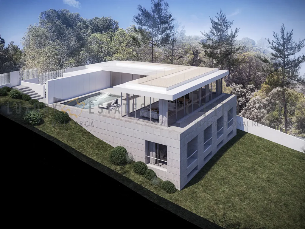 Välivaade - Approved Development Land for Sea View Villa in Camp de Mar