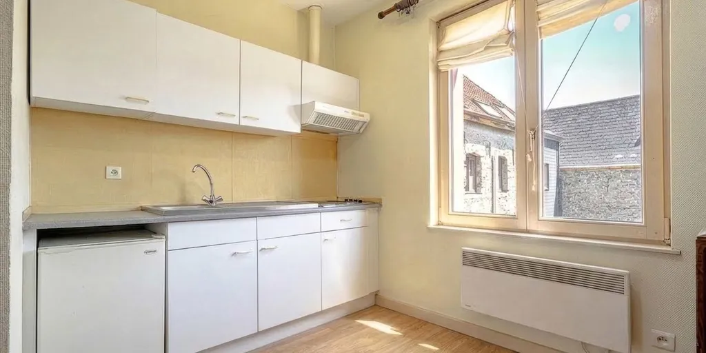 Cuisine - Studio avec Vue sur Rue du Château à Tournai