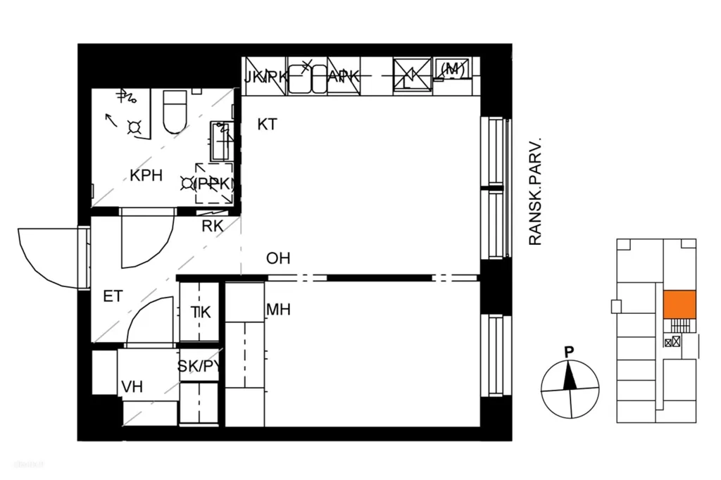Plaan - Modern Flat with Balcony in Ranta-Tampella
