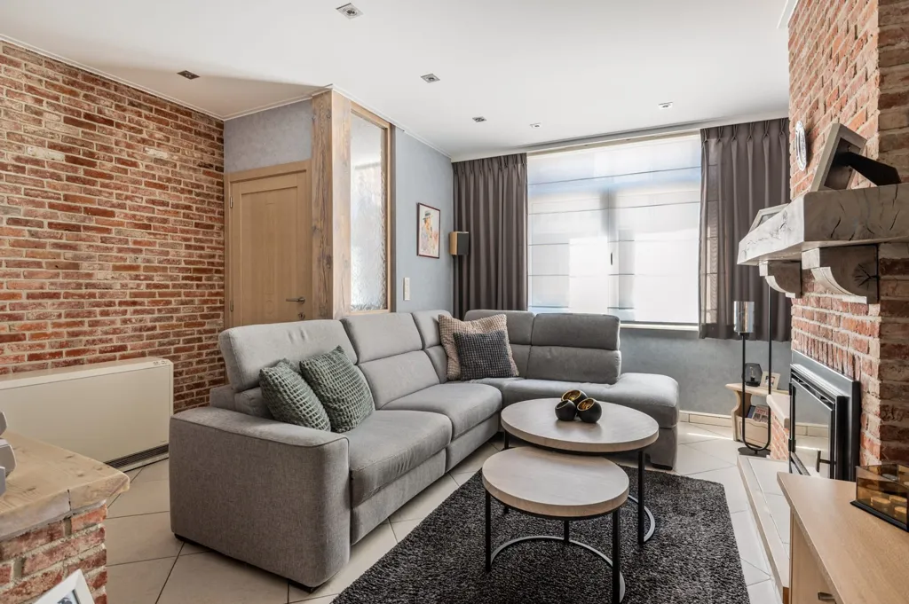 Living Room - Central Semi-Open House with Solar Panels in Wijnegem