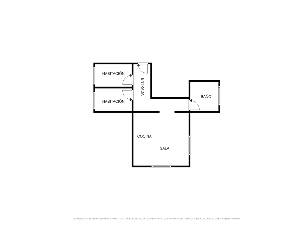 Plan - Modern Flat with Historic Setting in Cádiz