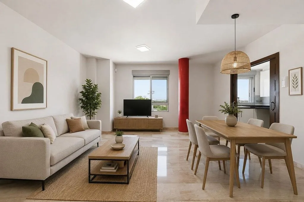 Séjour - Duplex with Terrace in Catarroja