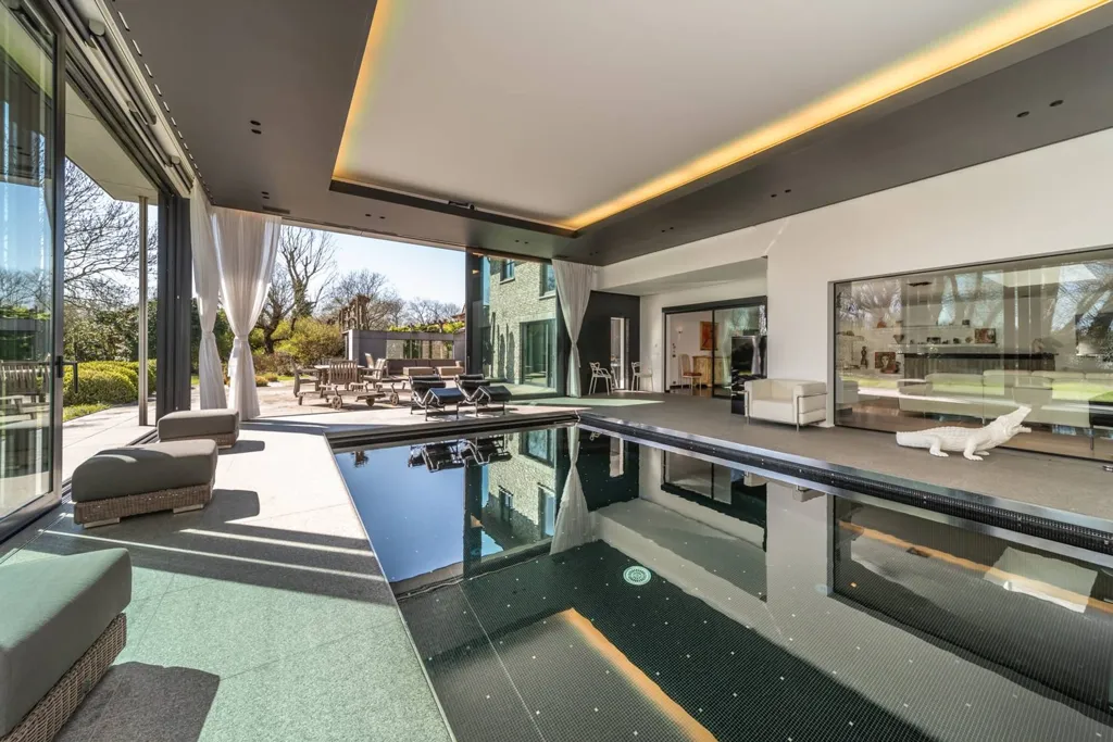 Piscine - Villa luxueuse à Sint-Idesbald près de la réserve naturelle