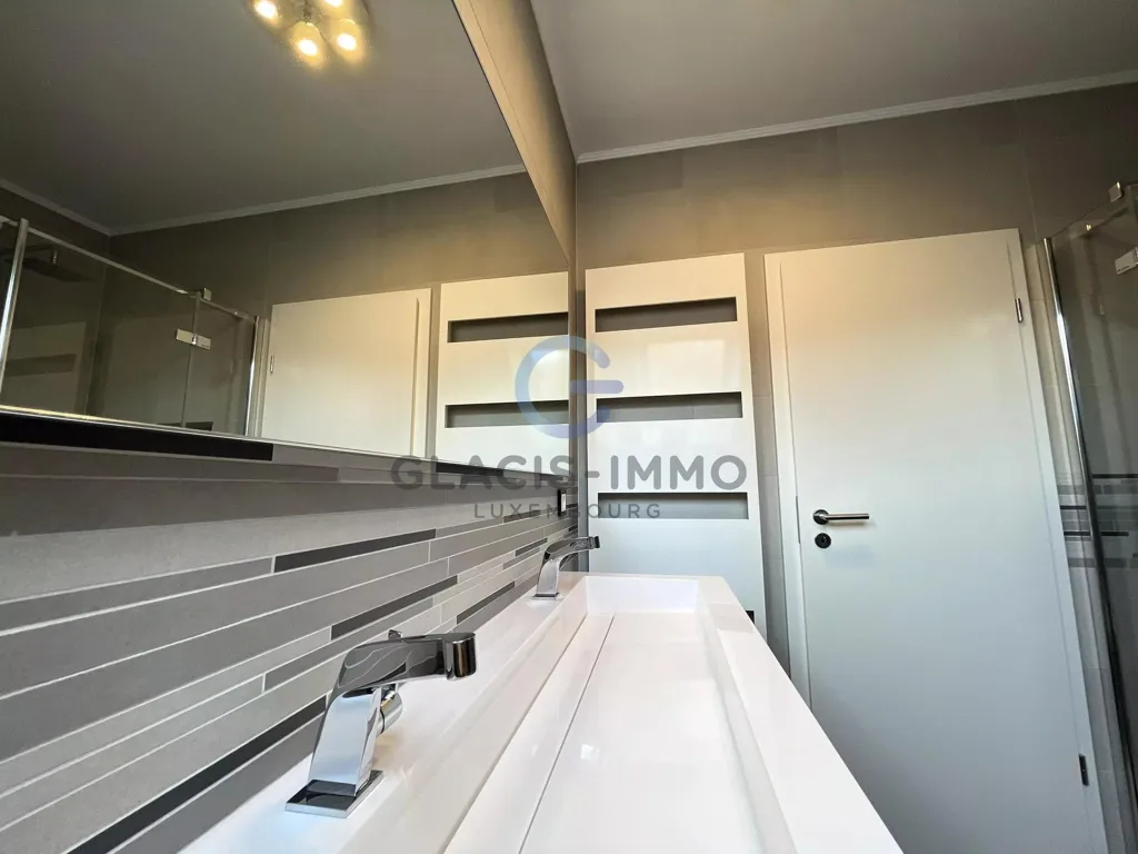 Bathrooms - Luxury Duplex with South Balcony in Dudelange