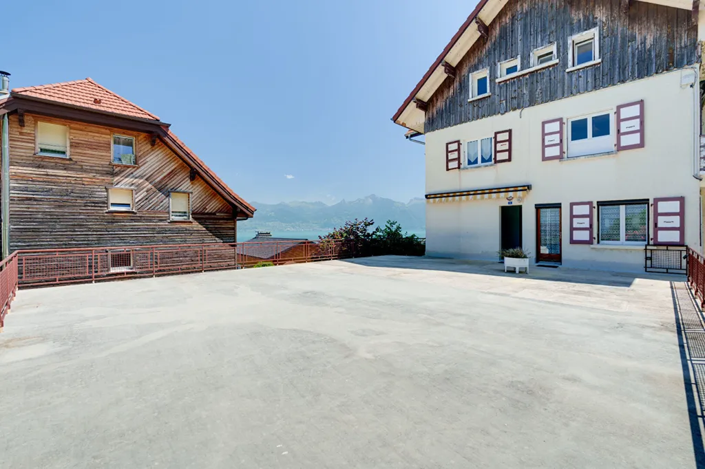 Extérieur - Appartement avec Terrasse au Bord du Léman à Saint-Gingolph
