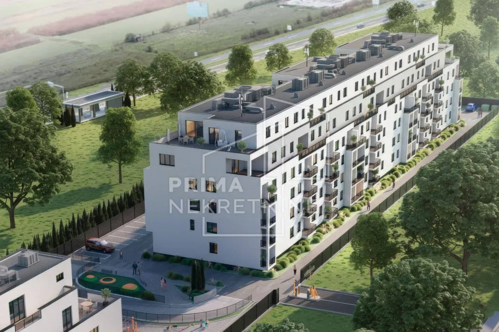Õhuvaade - Modern Flat with Lift in Velika Gorica Centre