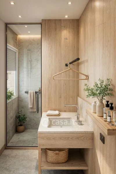 Bathrooms - Luxury Apartment with Terrace in Matera