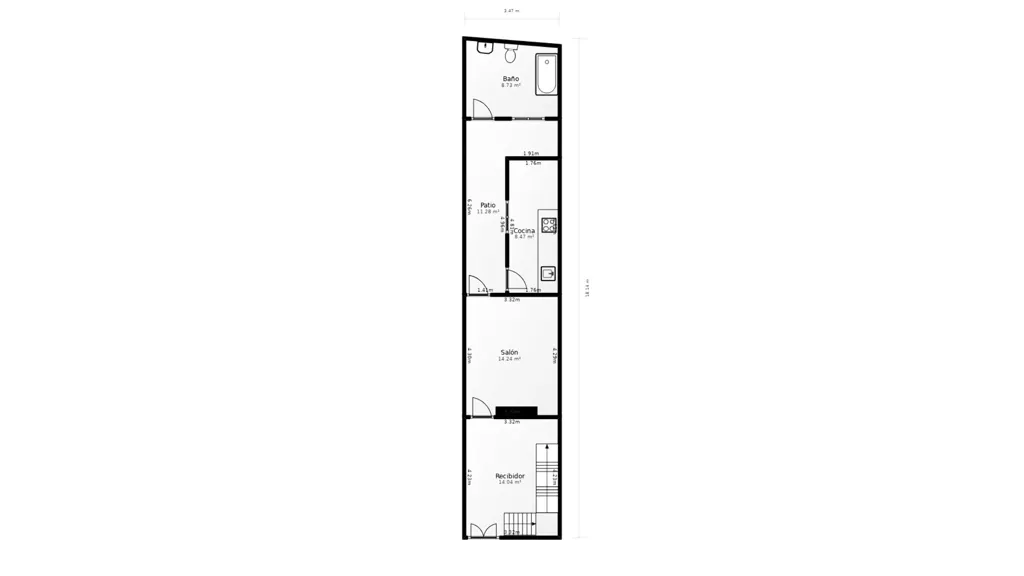 Plaan - Two-Bedroom Apartment near Jódar Centre