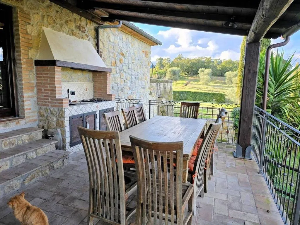 Terrasse - Rustic Tuscan Farmhouse with Pool in Roccastrada