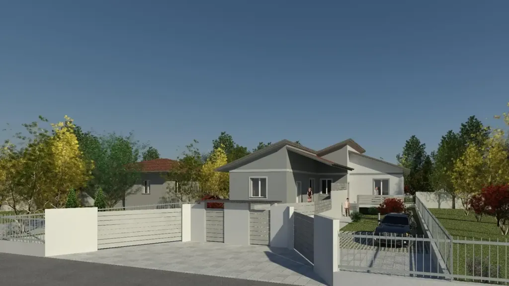 Rustic-Style Semi-Detached Villa with Terrace in Lonate Pozzolo