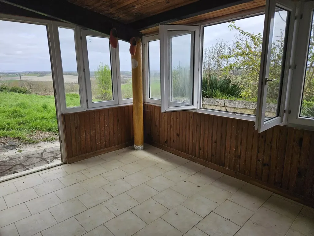 Terrazza - Character House with Valley View near Ribérac