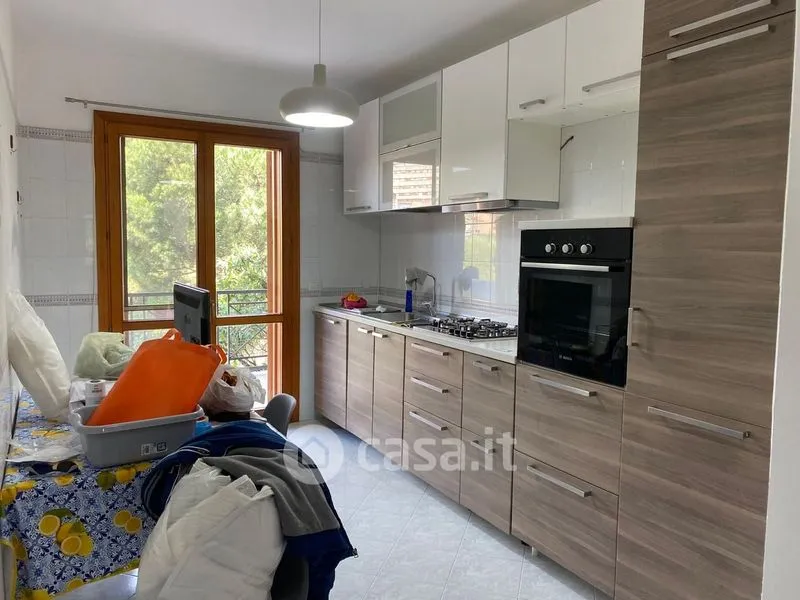Cuisine - Rented Apartment with Balcony in Messina