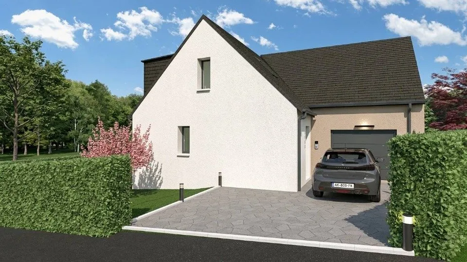 New House with Garden in Querrien
