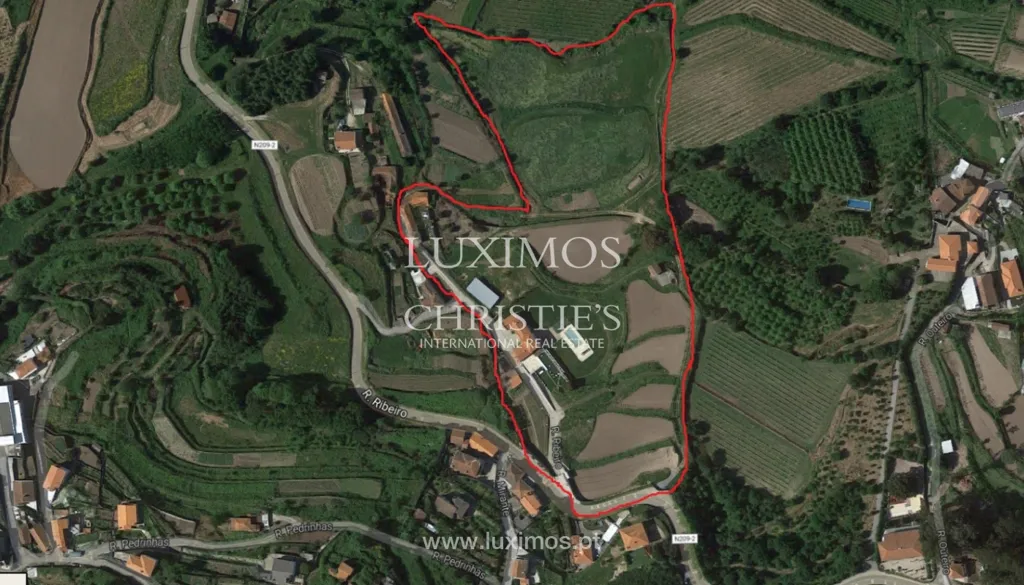Õhuvaade - Secular Solar with Historic Features in Santo Tirso