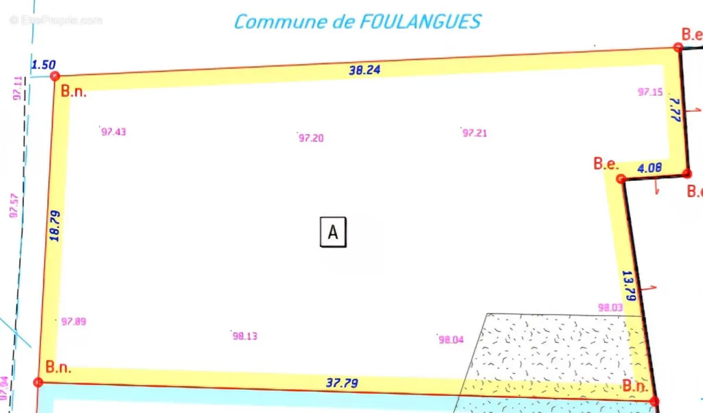 Planimetria - Buildable Land with Garden in Foulanges