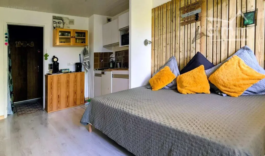 Bedrooms - Studio with Private Terrace in St Pierre de Chartreuse