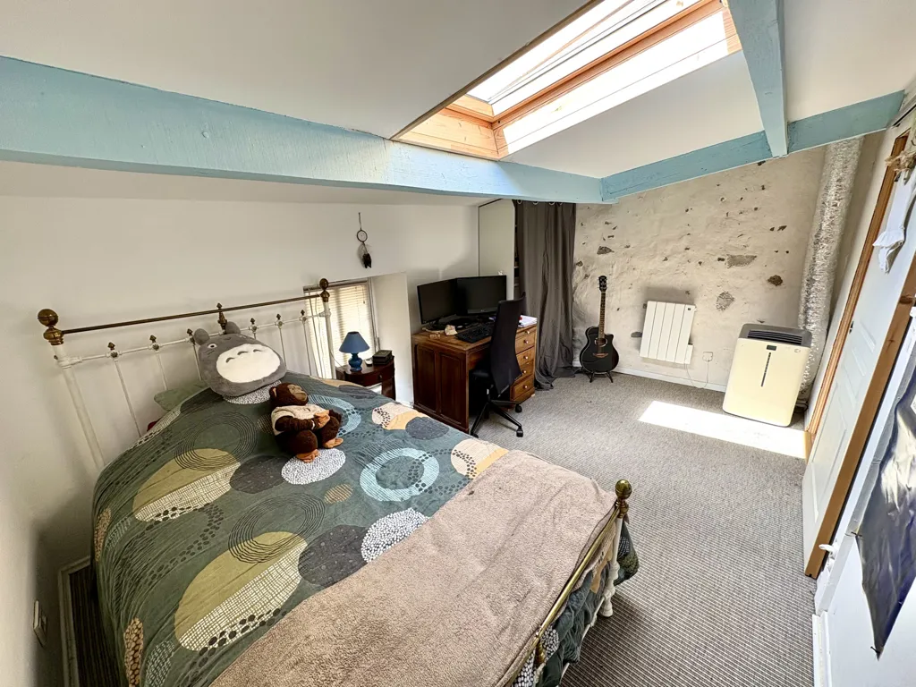 Bedrooms - Charming Townhouse with Balcony in Royat