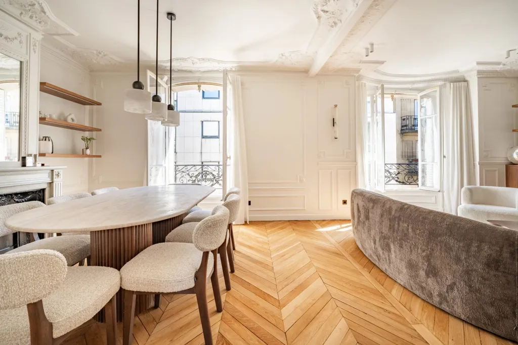 Soggiorno - Haussmannian Flat with Two Bedrooms in Neuilly