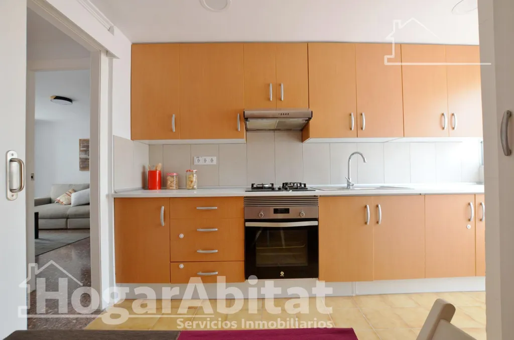 Köök - Reformed Flat with Sea Access in Tavernes de la Valldigna