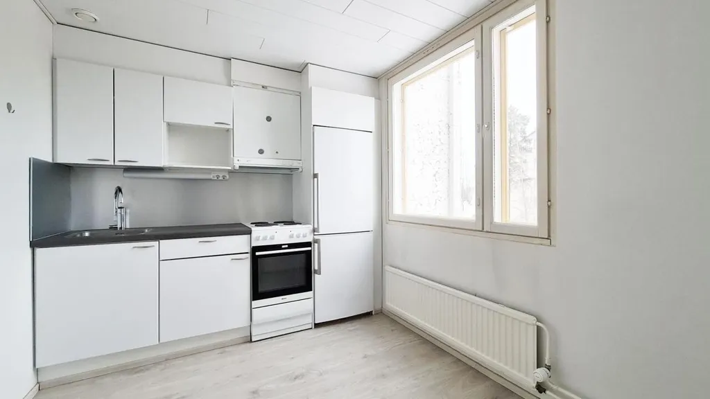 Köök - Fully Renovated Studio Flat with Balcony in Jyväskylä